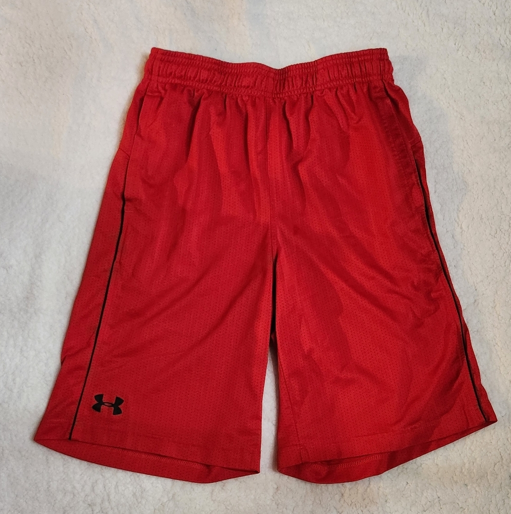 Under Armour Kids Red Athletic Shorts